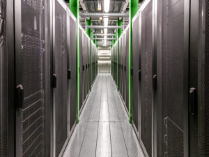 Data center - server room.